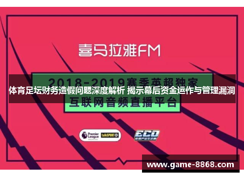 体育足坛财务造假问题深度解析 揭示幕后资金运作与管理漏洞