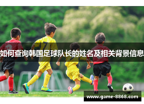 如何查询韩国足球队长的姓名及相关背景信息